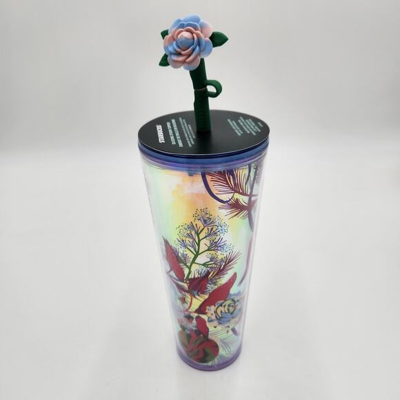 Christmas 2023 Starbucks Limited Edition Holiday Venti Cold Cup Tumbler Pastel - Picture 4 of 5